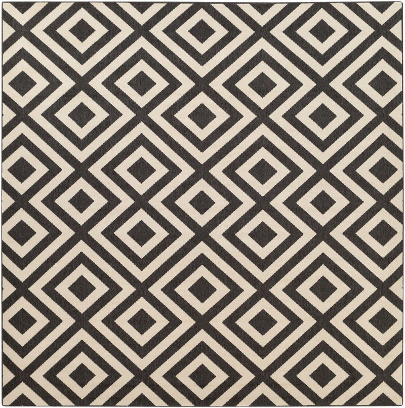 Outdoor Rugs Alfresco - Black & Cream - My Backyard Decor