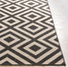 Outdoor Rugs Alfresco - Black & Cream - My Backyard Decor