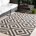Outdoor Rugs Alfresco - Black & Cream - My Backyard Decor