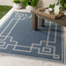 Outdoor Rugs Alfresco - Slate, Taupe & White - My Backyard Decor