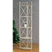 Bakers Rack - Bakers Rack Corner Shelf - 5-Tier - Antique White - Iron