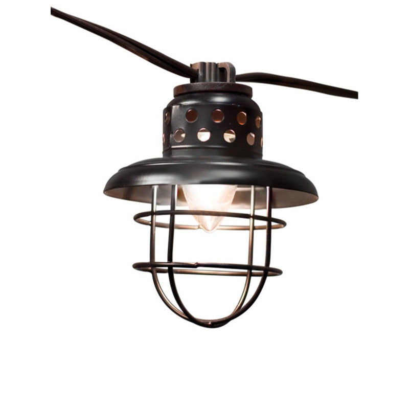 String Lights Black Lantern 10 Ct. Outdoor - My Backyard Decor