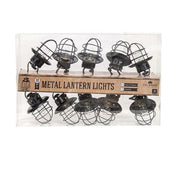 String Lights Black Lantern 10 Ct. Outdoor - My Backyard Decor