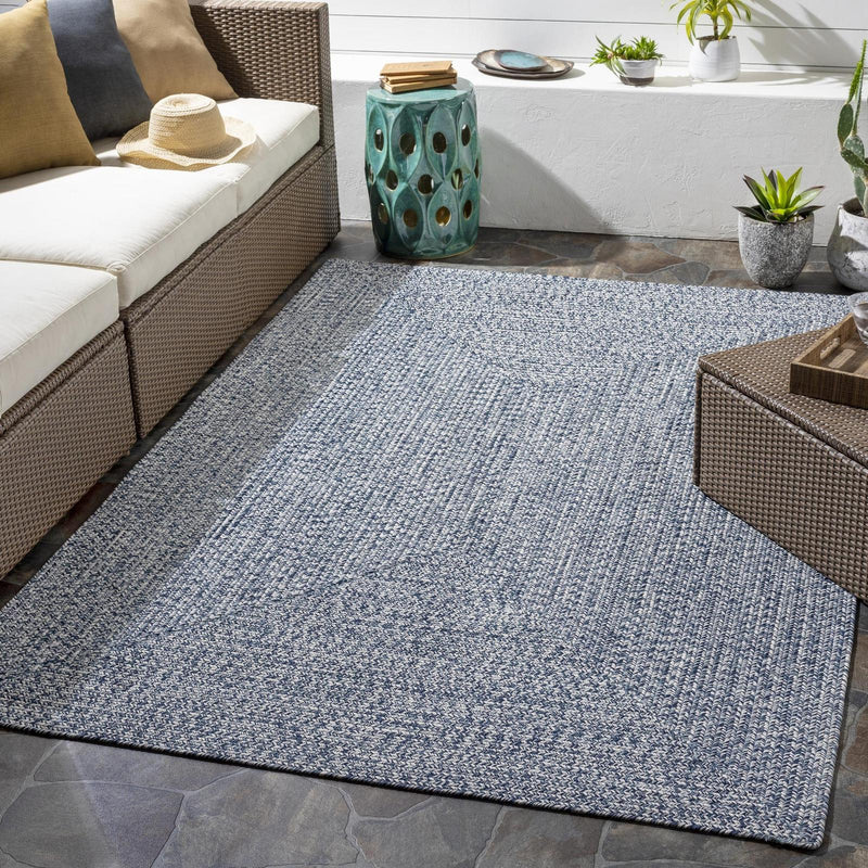 Outdoor Rugs Vesper - Denim, Charcoal, Cream