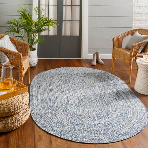 Outdoor Rugs Vesper - Denim, Charcoal, Cream
