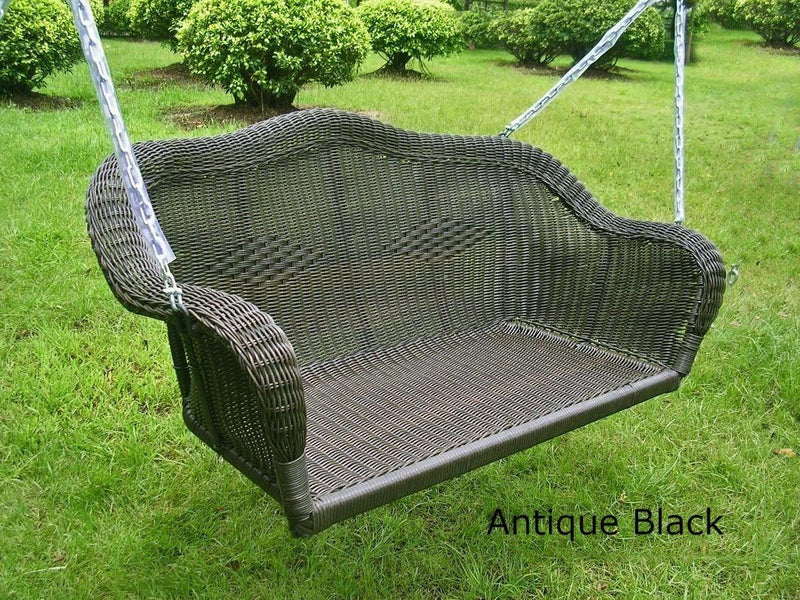 Loveseat Swing - Loveseat Swing – Resin Wicker & Steel – Maui