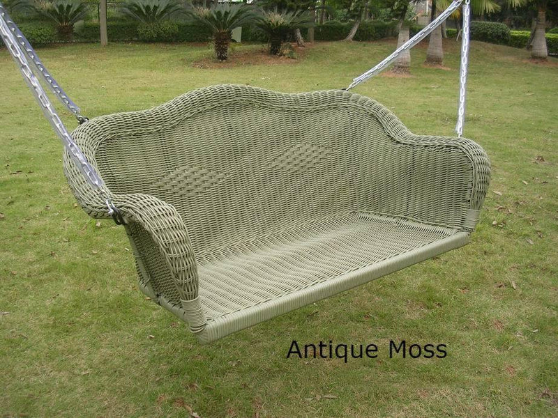 Loveseat Swing - Loveseat Swing – Resin Wicker & Steel – Maui