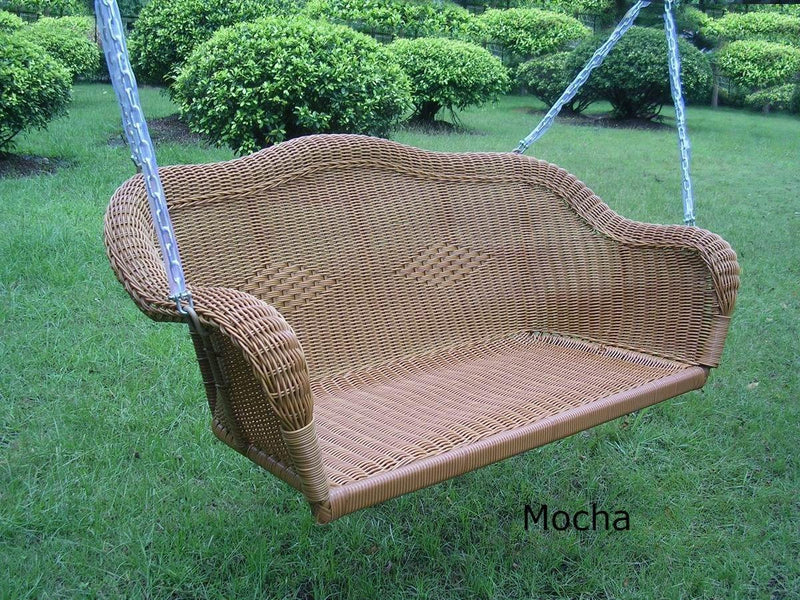 Loveseat Swing - Loveseat Swing – Resin Wicker & Steel – Maui