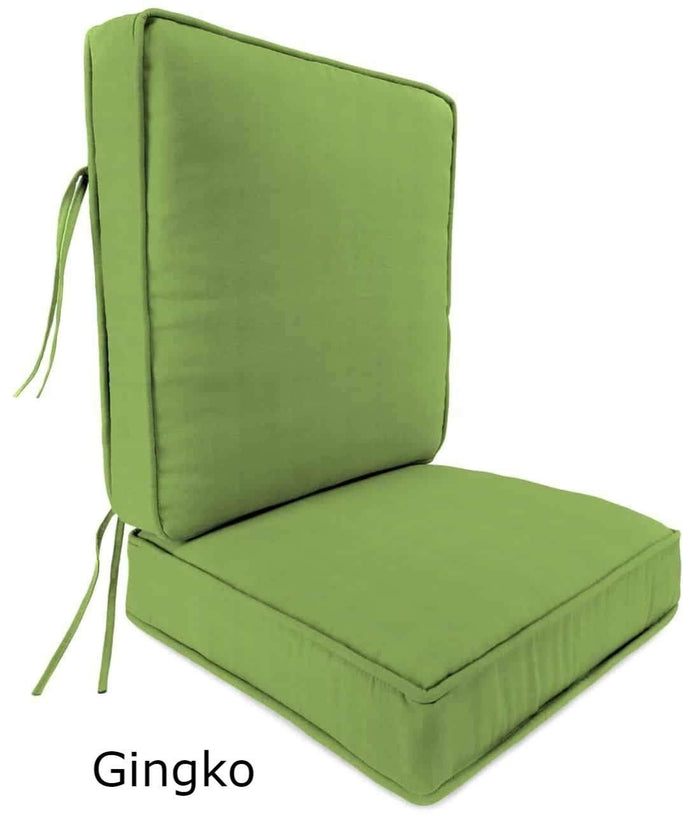 Outdoor Cushions - Outdoor Chair Cushions – 2-Piece - Sunbrella® - Box Edge