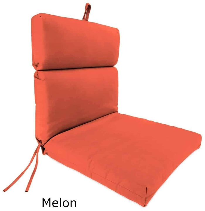 Outdoor Cushions - Outdoor Chair Cushions  – Sunbrella®, Hinged, French Edge