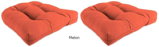 Outdoor Cushions - Outdoor Wicker Chair Cushions – Set Of 2 – Sunbrella Knife Edge