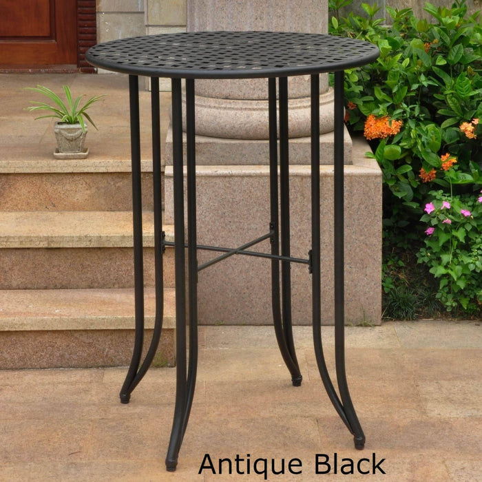 Outdoor Furniture - Bistro Bar Height Table – Powder Coated Iron - Mandalay