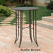 Outdoor Furniture - Bistro Bar Height Table – Powder Coated Iron - Mandalay