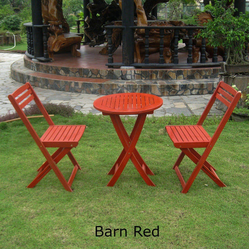 Outdoor Furniture - Bistro Set – 3 Piece – Folding - Acacia Wood - Royal Fiji