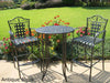 Outdoor Furniture - Bistro Set – 3 Piece – Powder Coated Iron - Mandalay