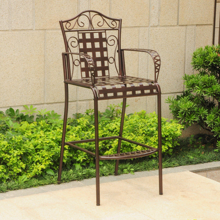 Outdoor Furniture - Bistro Set – 3 Piece – Powder Coated Iron - Mandalay