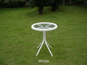 Outdoor Furniture - Outdoor Bistro Table – Resin Wicker & Steel – Maui