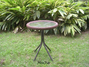 Outdoor Furniture - Outdoor Bistro Table – Resin Wicker & Steel – Maui