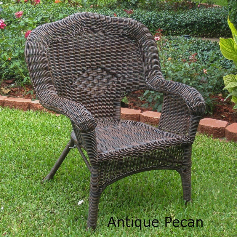 Outdoor Furniture - Patio Chairs – Set Of 2 – Resin Wicker & Steel – Maui