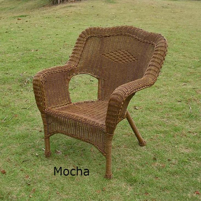 Outdoor Furniture - Patio Chairs – Set Of 2 – Resin Wicker & Steel – Maui