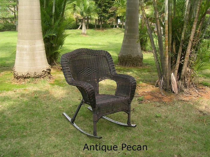Outdoor Furniture - Patio Rocker – Resin Wicker & Steel – Maui