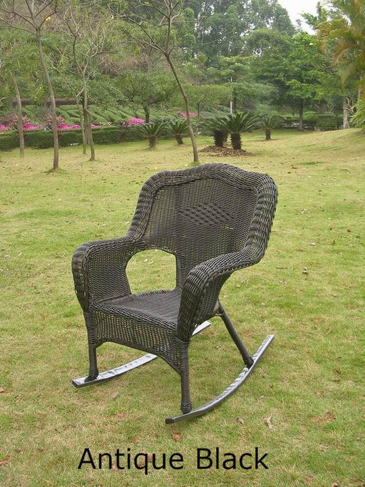 Outdoor Furniture - Patio Rockers - Set Of 2 – Resin Wicker & Steel – Maui