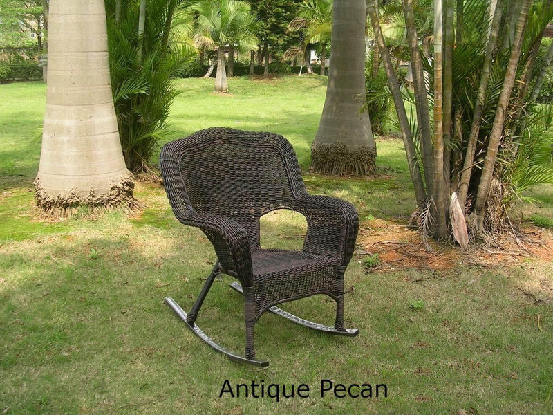 Outdoor Furniture - Patio Rockers - Set Of 2 – Resin Wicker & Steel – Maui
