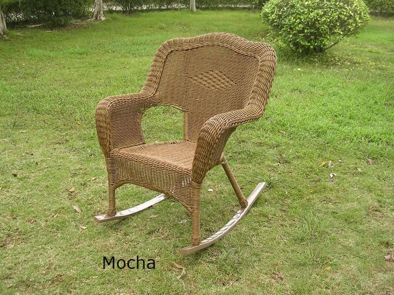 Outdoor Furniture - Patio Rockers - Set Of 2 – Resin Wicker & Steel – Maui