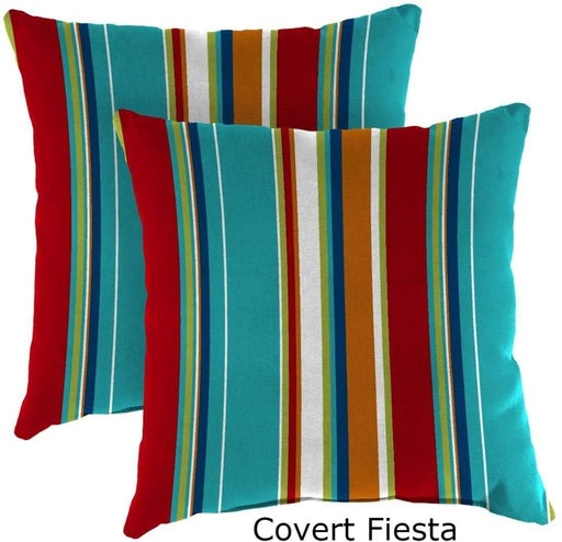 Outdoor Pillows - Outdoor Toss Pillows Set Of 2 – Spun Polyester