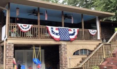 Patriotic Flag Bunting 9' x 3' — My Backyard Decor