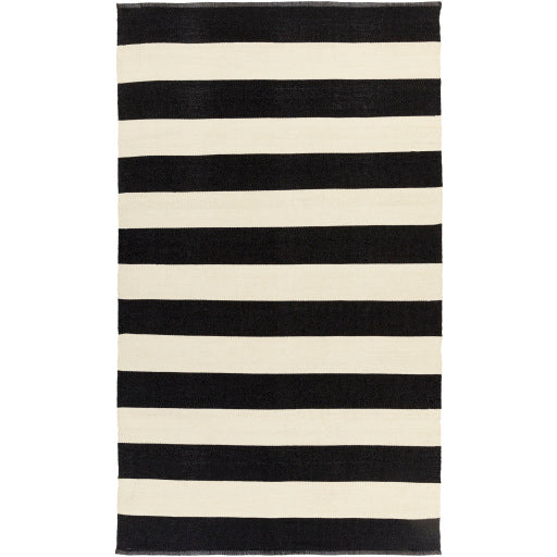 Outdoor Rugs Wedgewood - Black, Cream
