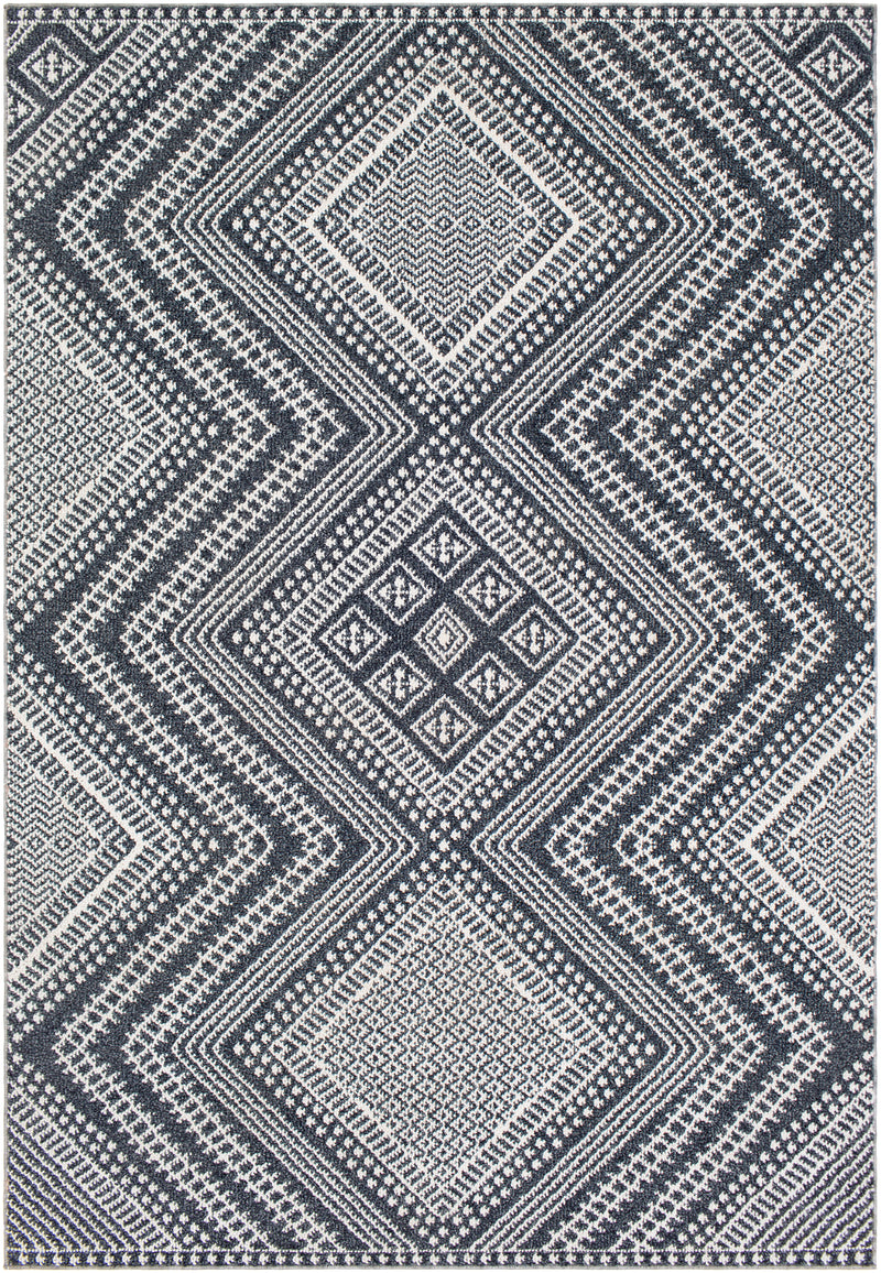 Outdoor Rugs Devereaux - Black, White, Gray
