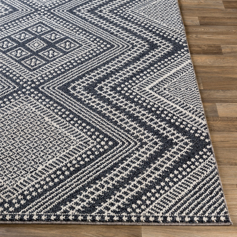 Outdoor Rugs Devereaux - Black, White, Gray