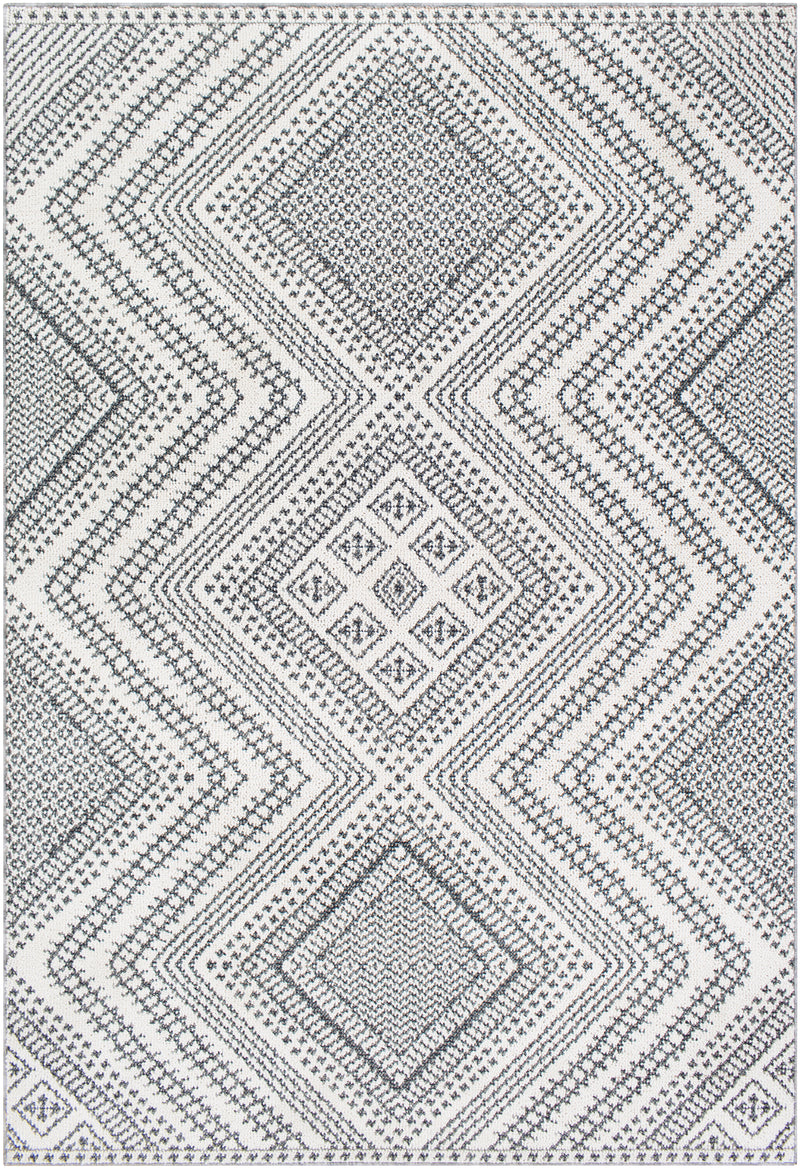 Outdoor Rugs Devereaux - Black, White, Gray