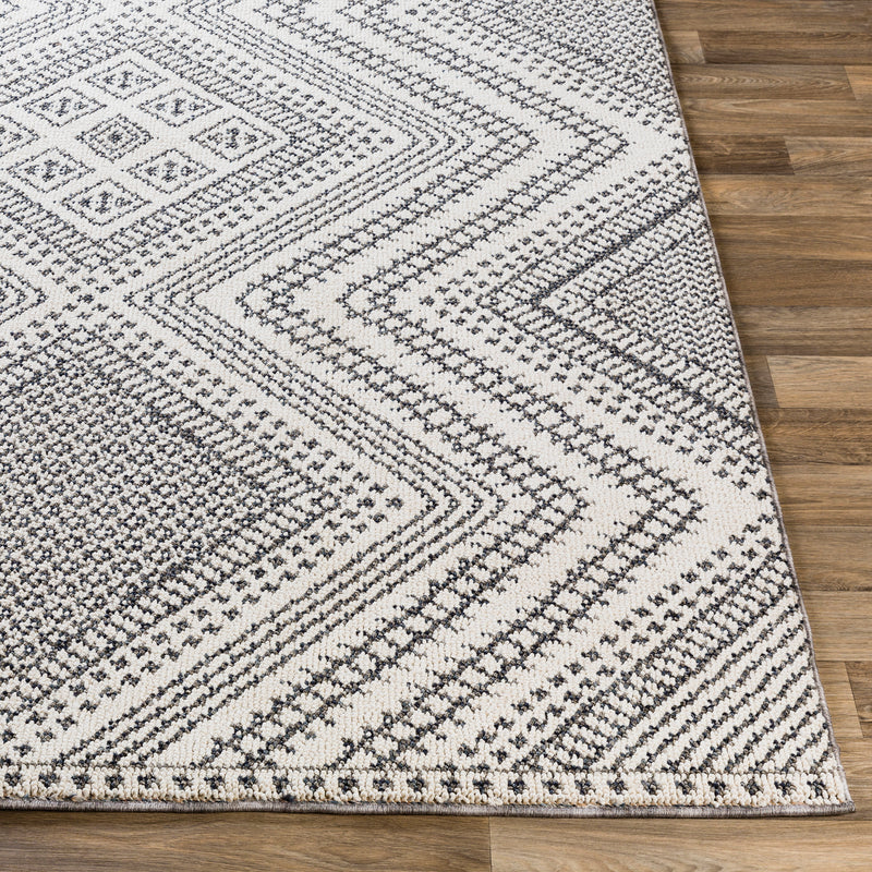 Outdoor Rugs Devereaux - Black, White, Gray