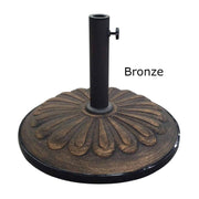 Umbrella Base - Umbrella Base - Resin - 21 Inches - Adjustable Bronze