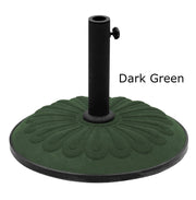 Umbrella Base - Umbrella Base - Resin - 21 Inches - Adjustable Dark Green