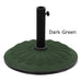 Umbrella Base - Umbrella Base - Resin - 21 Inches - Adjustable Dark Green