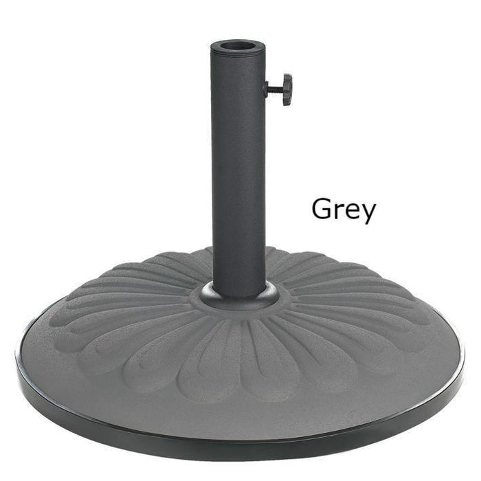 Umbrella Base - Umbrella Base - Resin - 21 Inches - Adjustable Grey