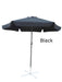 Umbrella - Patio Umbrella Aluminum 8 Feet Crank & Tilt Black