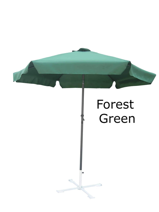 forest green patio umbrella International Caravan Aluminum 10-foot Patio Umbrella