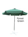 Umbrella - Patio Umbrella Aluminum 8 Feet Crank & Tilt Forest Green